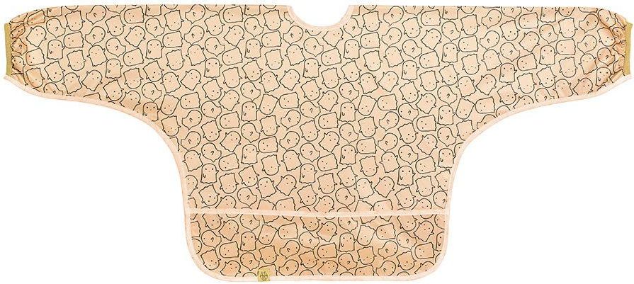 Long sleeve Bib Little Spookies peach uni - obrázek 1