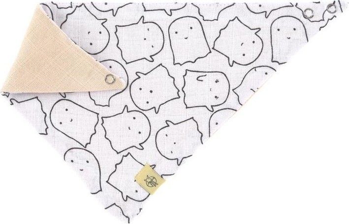 Bryndák Lässig Muslin Bandana Little Spookies Peach 2019 - obrázek 1