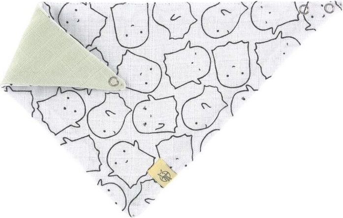 Bryndák Lässig Muslin Bandana Little Spookies Olive 2019 - obrázek 1