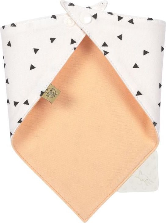 Lässig Interlock Bandana with silicone teether Little Chums cat - obrázek 2