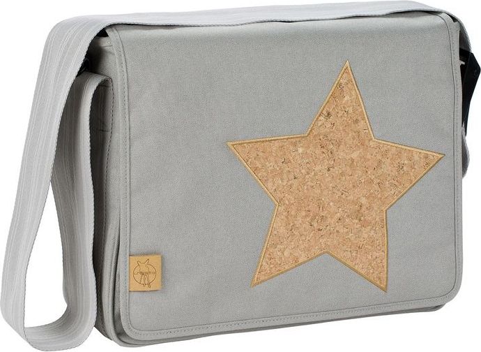 Lässig Casual Messenger Bag Cork Star light grey - obrázek 1