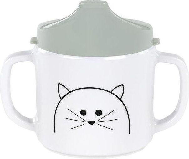 Lässig Cup with Silicone Little Chums cat - obrázek 1