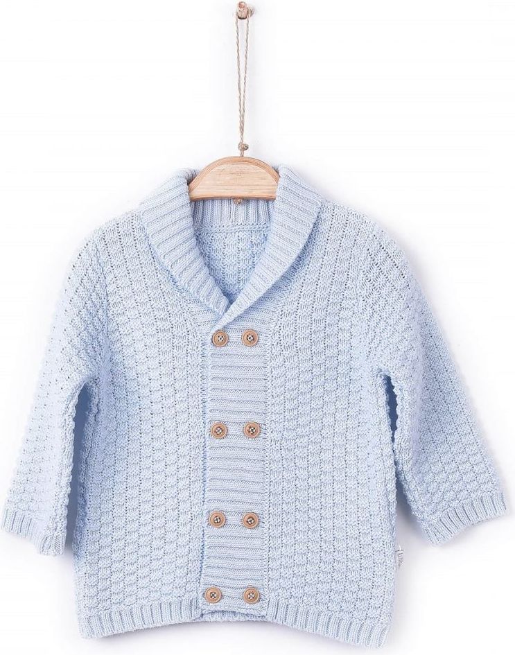 Pletený svetr Kitikate Lokta Blue 80 - obrázek 1