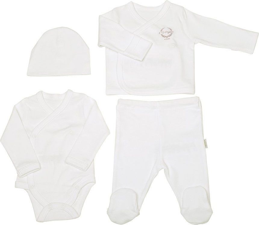 Set 4ks Kitikate Organic Premature Ecru 2019 - obrázek 1