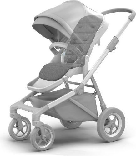 Vložka do kočárku Thule Sleek Charcoal Grey 2019 - obrázek 1
