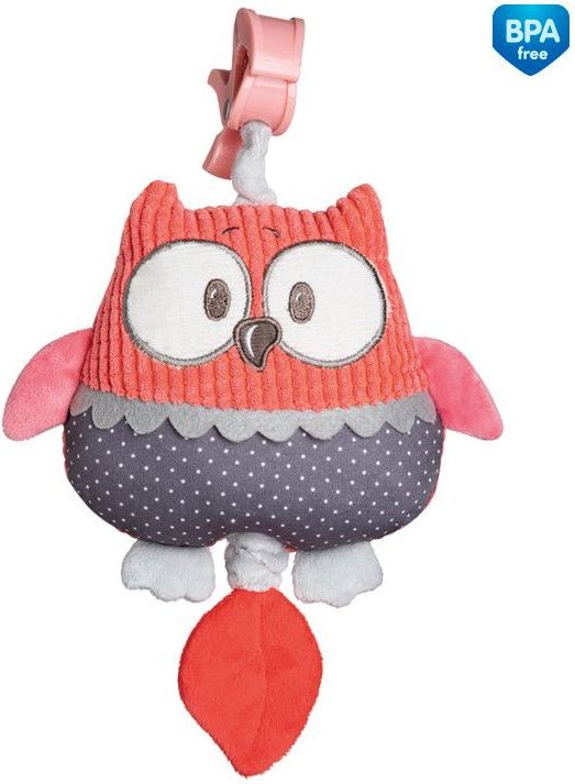 Plyšová hrající hračka Canpol Pastel Friends Sova - obrázek 1