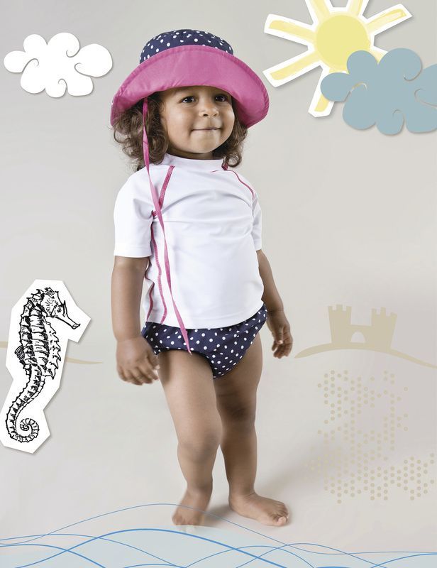 Tričko Lässig Rashguard Short Sleeve Girls Sailor Peach - obrázek 2