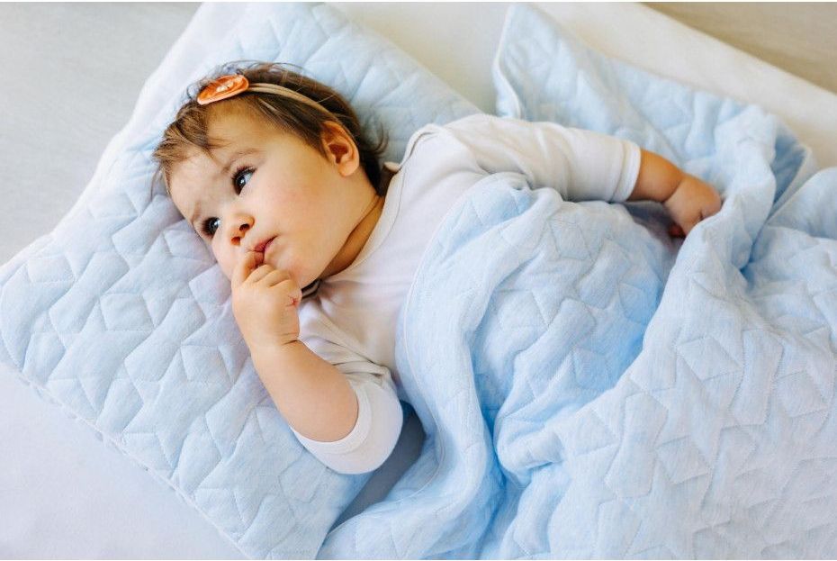Bavlněné povlečení s výplní Pulp Light Blue - obrázek 2