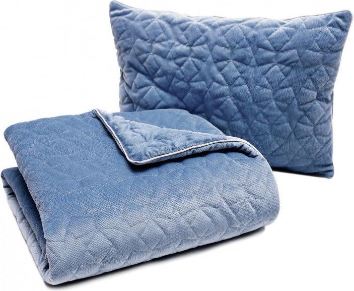 Sametové povlečení s výplní Pulp Blue - obrázek 1