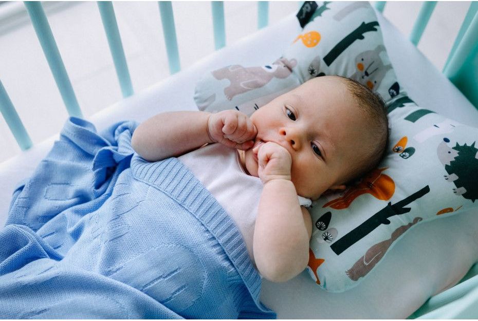 Pletená bambusová deka 90x75 cm Pulp Pink 2019 - obrázek 2