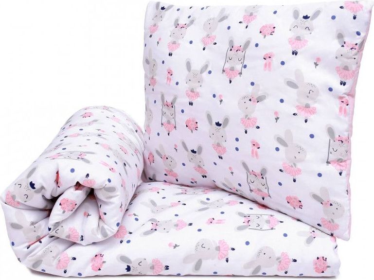 Bavlněné povlečení do postýlky 100x135 cm Pulp Bunny Pink - obrázek 1