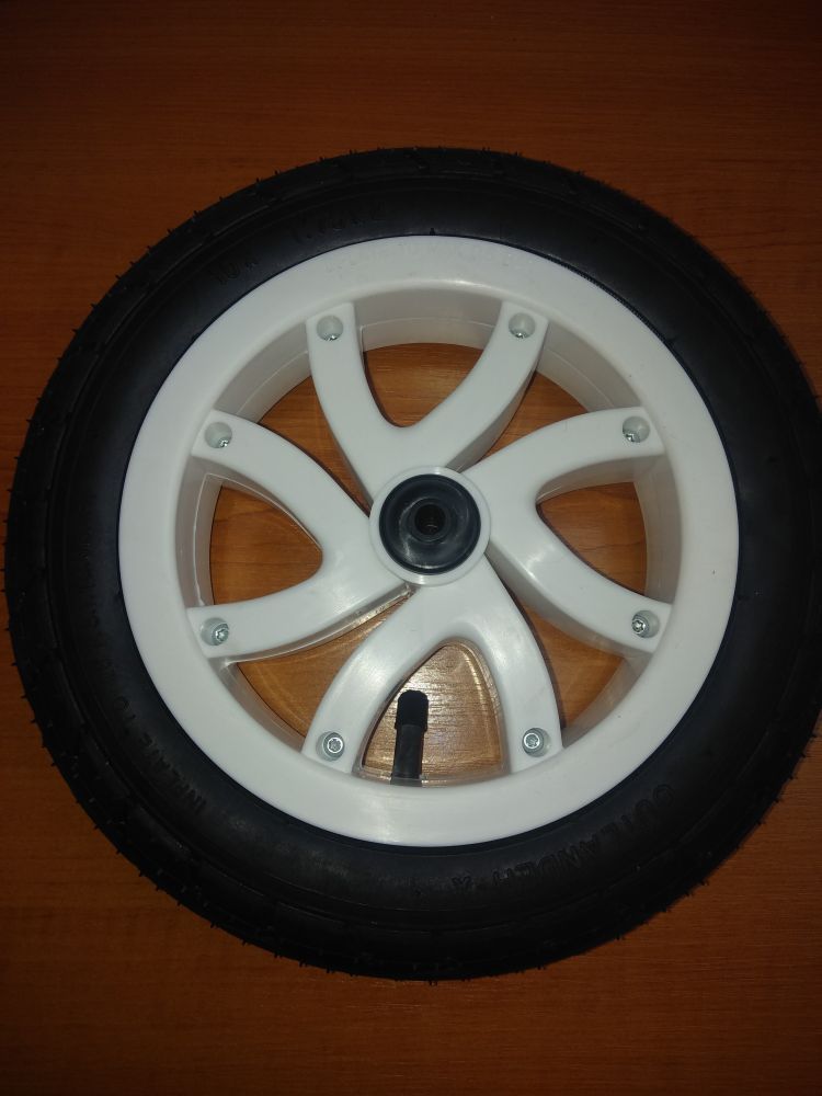 Přední nafukovací kolečko Riko White - obrázek 1