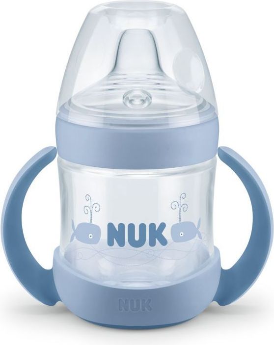 Láhev na učení 150 ml Nuk Nature Sense Modrá - obrázek 1