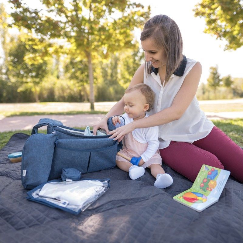 Babymoov přebalovací taška Urban Bag modrá - obrázek 1