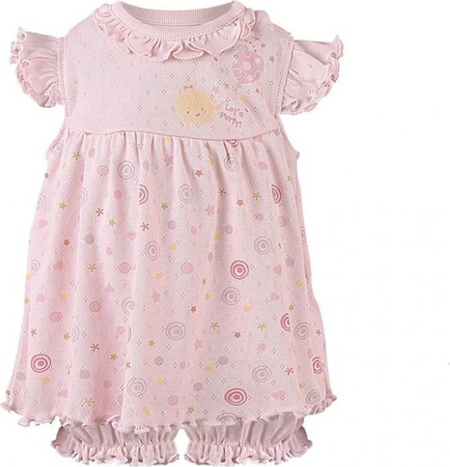 Šatičky+kraťásky Kitikate Dreams Summer Pink 74 - obrázek 1