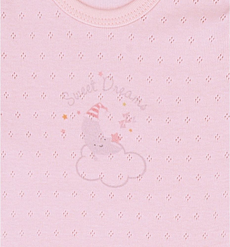 Body krátký rukáv Kitikate Dreams Summer Pink 74 - obrázek 2