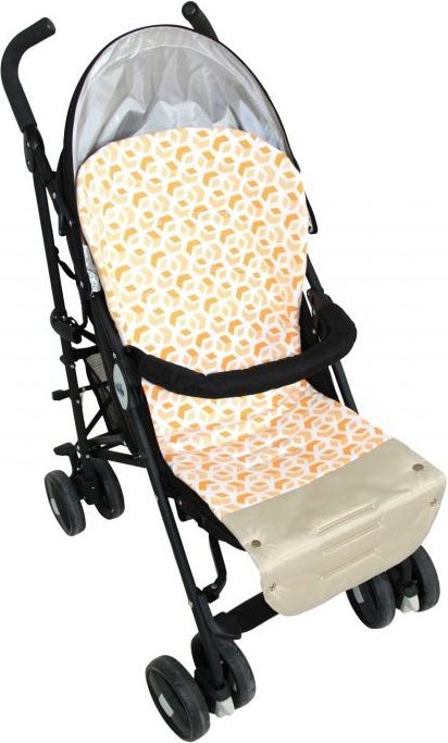 Vložka do kočárku, autosedačky Emitex Grand Bublina pink+šedá - obrázek 1