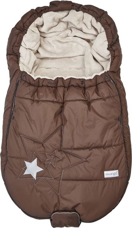 Little Angel Fusak DUO HVĚZDA Outlast®50x95cmtm.hnědá/krémová - obrázek 1