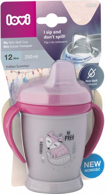 Hrníček nevylévací Lovi 250ml 12m+ Indian Summer - obrázek 2