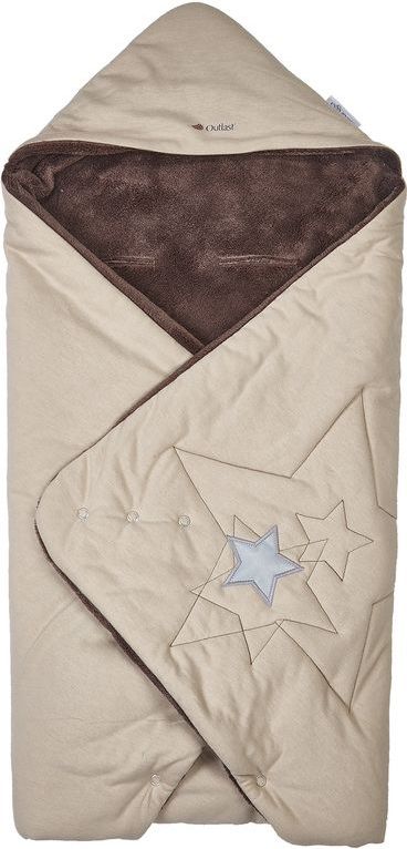 Little Angel Zavinovačka multifunkční MAZLÍK Outlast®78x78cmkrémová/tm.hnědá - obrázek 1