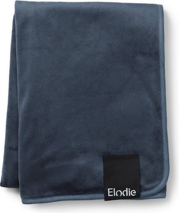 Elodie Details Sametová deka Juniper Blue - obrázek 1