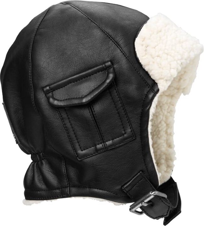 Čepice Elodie Details Aviator Black 6-12 měsíců - obrázek 1
