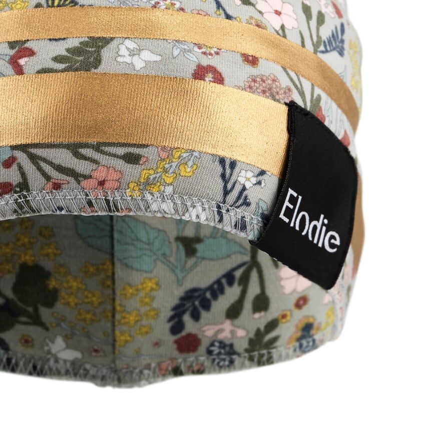 ELODIE DETAILS Zimní bavlněná čepička Vintage flower 6-12 m - obrázek 2