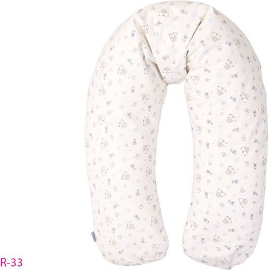 Baby Matex RELAX kojící polštář bavlna 190 cm Bear/Rabbit R-33 - obrázek 1