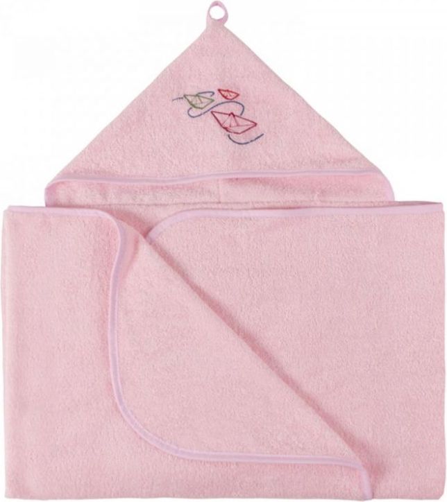 Dětská osuška s kapucí 140x70 cm Baby Matex Maxi Junior Růžová 10 - obrázek 1