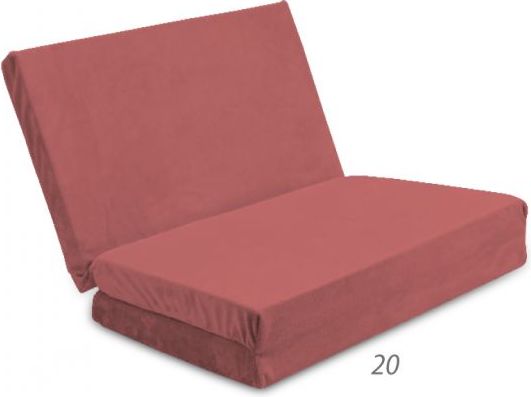 Cestovní matrace 120x60x6 cm Baby Matex Plush Červená 20 - obrázek 1