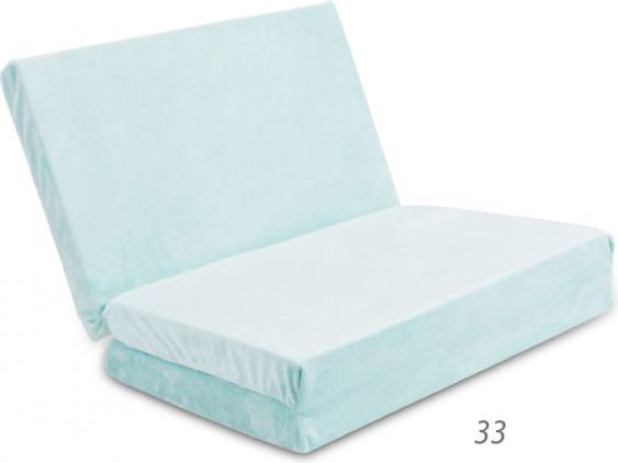Cestovní matrace 120x60x6 cm Baby Matex Plush Zelená 33 - obrázek 1