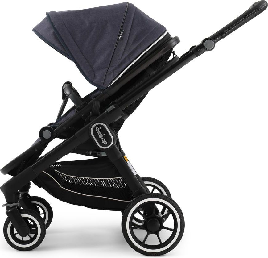 Sportovní nástavba Emmaljunga NXT Ergo Black Lounge Grey Eco 2020 - obrázek 2