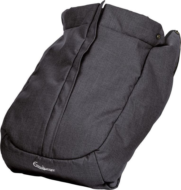 Nánožník Emmaljunga NXT Ergo Lounge Black Eco 2020 - obrázek 1
