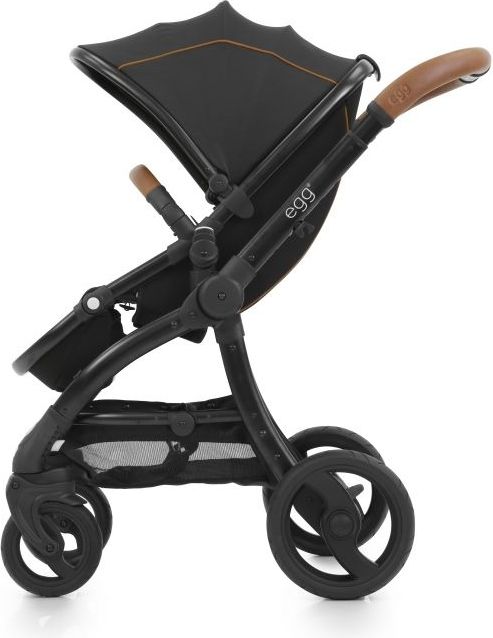 Kombinovaný kočárek BabyStyle Egg + Přebalovací taška + Adaptéry Black Diamond 2019 - obrázek 1