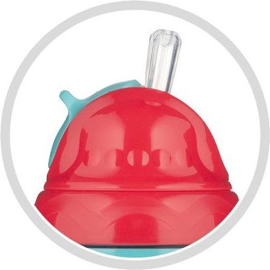 Canpol babies Sportovní láhev se slámkou Fly Boy - tyrkysová, 260 ml - obrázek 2