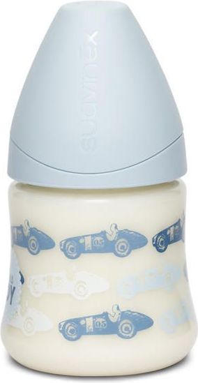 SUAVINEX Láhev kojenecká 150 ml S T1S Toys – modrá auto - obrázek 1