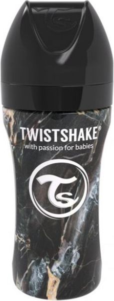 Kojenecká láhev nerezová 330 ml Twistshake Anti-Colic - obrázek 1
