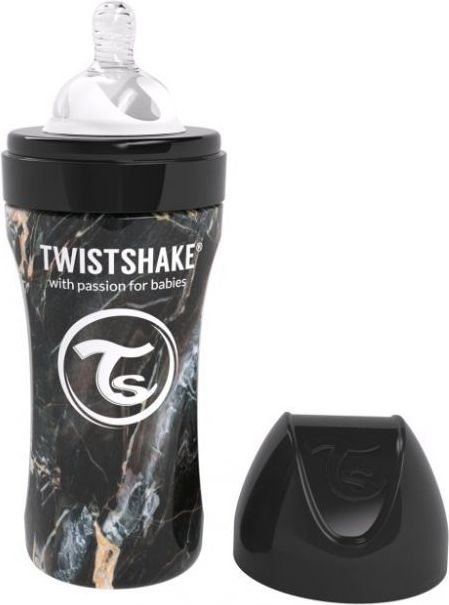 Twistshake Kojenecká láhev Anti-Colic nerezová 330ml Kokos - obrázek 1