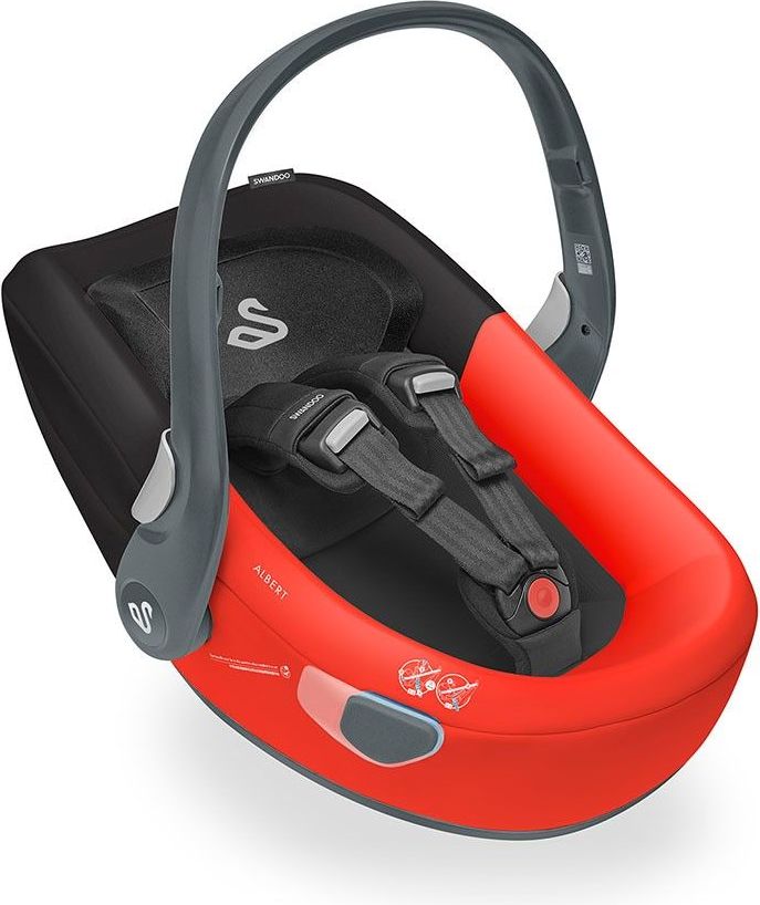 Autosedačka Swandoo Albert i-Size Goji Red & Chia Black 2019 - obrázek 1