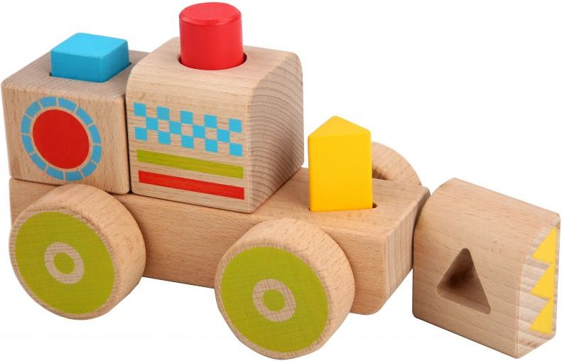 Dřevěná hračka Lucy&Leo Smart Truck Block Sorter - obrázek 1