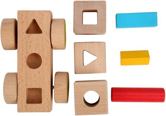 Dřevěná hračka Lucy&Leo Smart Truck Block Sorter - obrázek 2