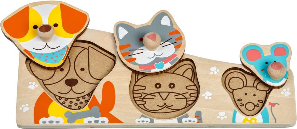 Dřevěné puzzle Lucy&Leo Friends - obrázek 1