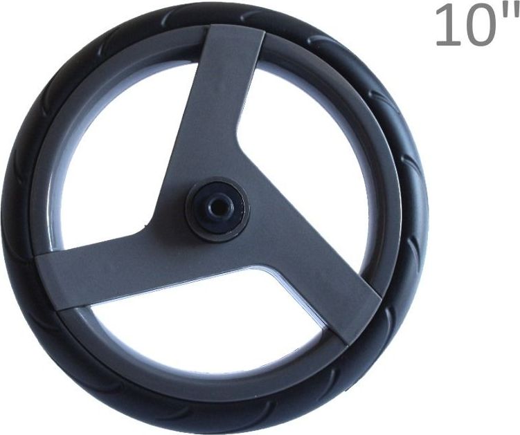 Přední nafukovací kolečko Massimo 10" Dark Grey - obrázek 1