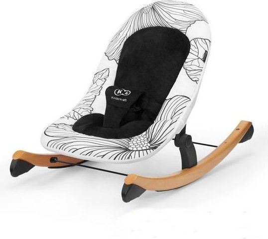 Lehátko Kinderkraft Finio Black/White 2020 - obrázek 1