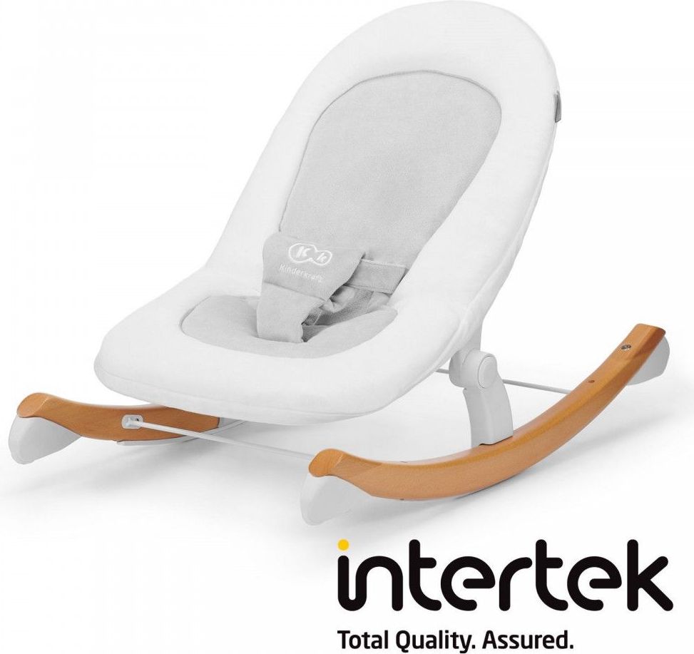 Lehátko Kinderkraft Finio Black/White 2020 - obrázek 2
