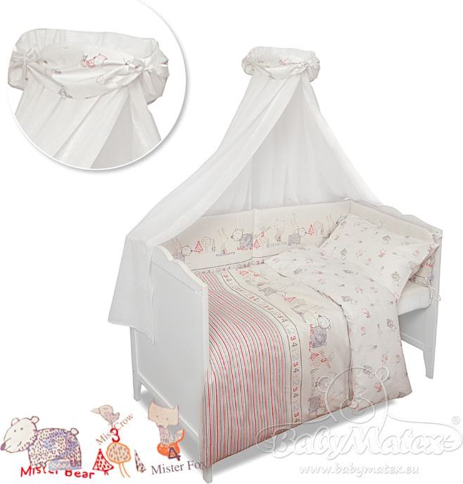 Baby Matex Sweet Mix Mister Fox povlečení bavlněné 3 dílné - obrázek 1