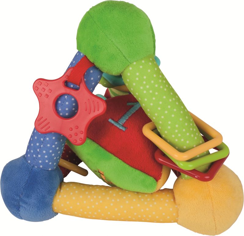 Bigjigs Toys Textilní aktivní trojúhelník Bigjigs Baby - obrázek 2