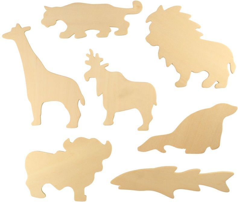 Obkreslovací obrázky zvířátka ZOO Bigjigs Toys - obrázek 1