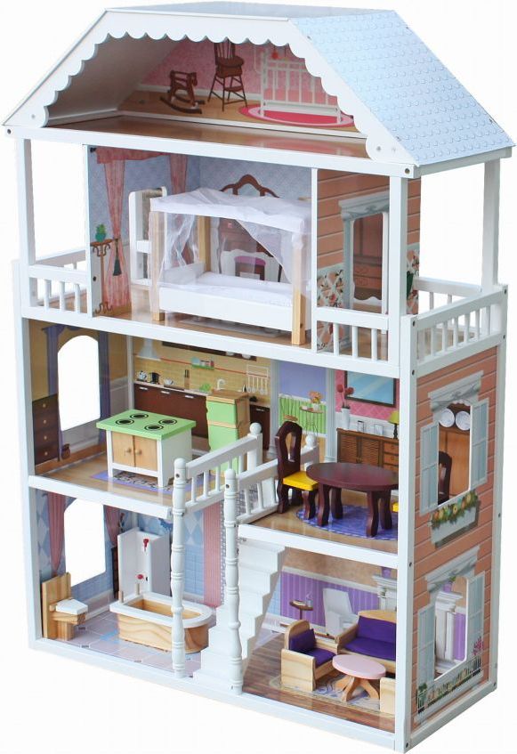 Domeček pro panenky Wooden Toys Klara - obrázek 1