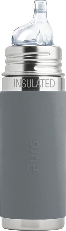 Termo láhev s náustkem 260 ml Pura Grey 2019 - obrázek 1